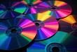 © Jenny - Vibrant array of compact discs reflecting iridescent light