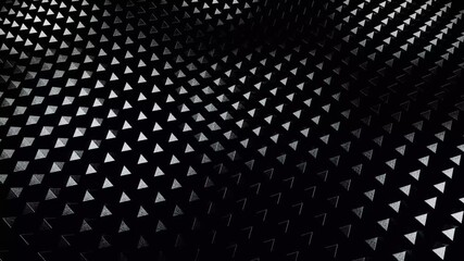 Wall Mural - Abstract Triangular Pattern: A Monochromatic Study in Geometry and Texture