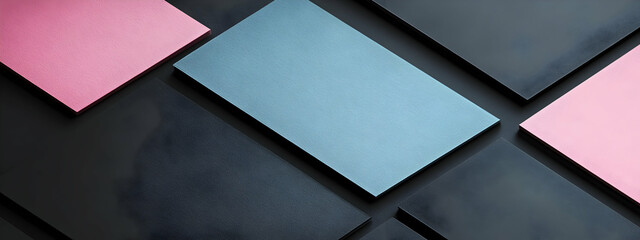 Minimal black wallpaper with pastel accents, modern and clean 4k background  -