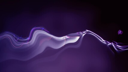 Wall Mural - this is an abstract digital wave background characterized by vibrant blue and purple hues, providing
