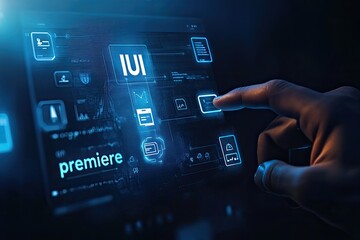 user interface (ui) design, software development, interactive technology, touchscreen interface, dig