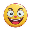 © HeyRix - Crazy face emoji on transparent png background