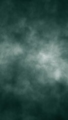 Wall Mural - dark blue turquoise poison smoke looped vertical animation background.