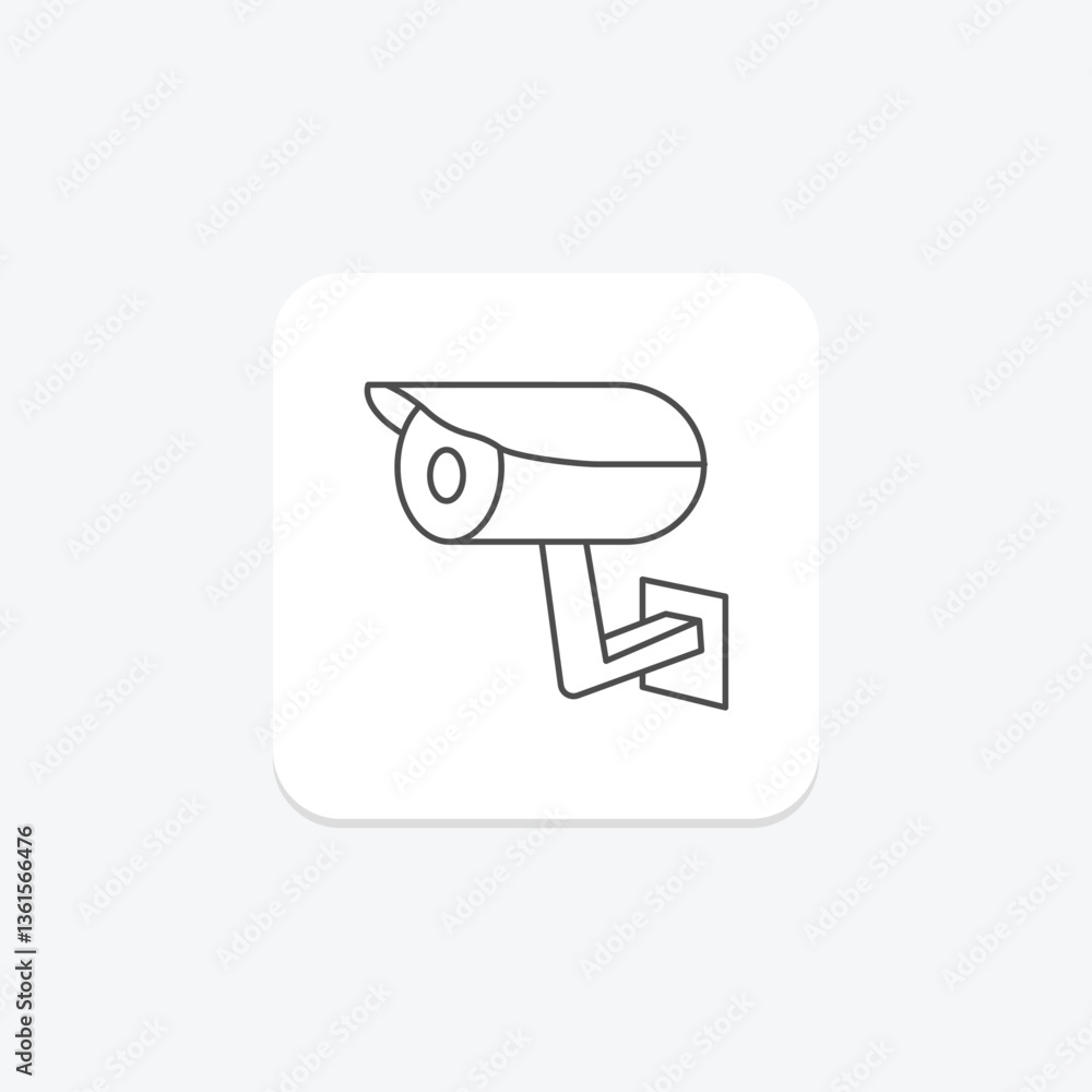 Cctv Camera, vector, pixel perfect, illustrator file Stock Vector ...