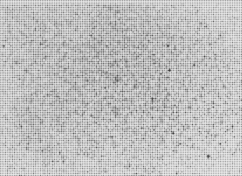 Halftone Screen Texture with perfect circles. Eroded texture background, made from scan of spray paint on paper