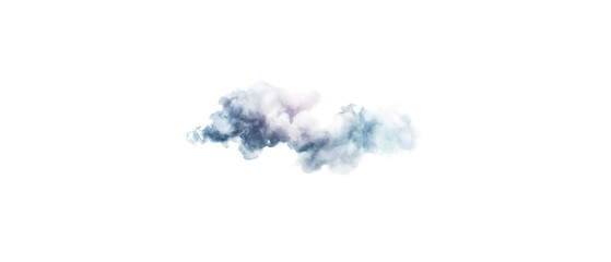 Wall Mural - white cartoon clouds on white background illustration