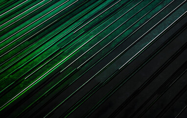 Wall Mural - background black and green dark are light with the gradient is the surface with templates metal text