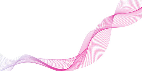 Wall Mural - abstract ping color wave line background, abstract smoke wispy shapes and formation, pink curly ribb