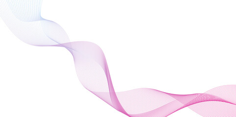 Wall Mural - abstract ping color wave line background, abstract smoke wispy shapes and formation, pink curly ribb
