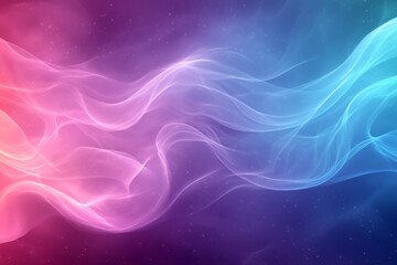 Fototapete - Colorful swirling smoke pattern creates a dreamy abstract background design for digital art projects or presentations