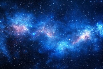 Aufkleber - Vibrant galaxy filled with stars and cosmic dust in the nighttime sky