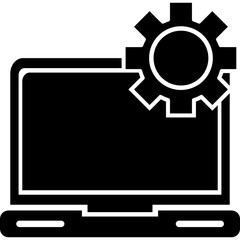 Web Development Glyph Icon