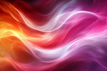 Aufkleber - Abstract swirls of vibrant colors blend seamlessly in a captivating display of light and movement