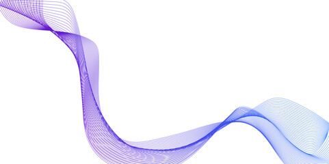 Poster - abstract blue wave lines pattern for banner, with glowing light and subtle particles for design, abs