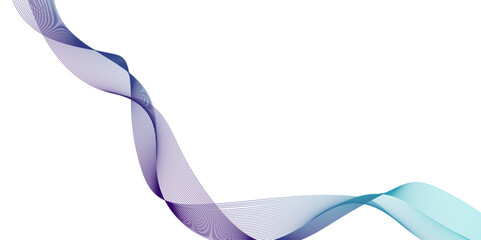 Canvas Print - Abstract blue wave lines pattern for banner thin line wavy abstract vector background. curve wave seamless pattern wallpaper background, technology futuristic blue waves curve lines banner background.