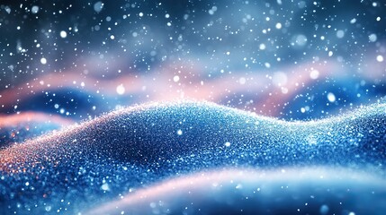 Wall Mural - abstract winter background