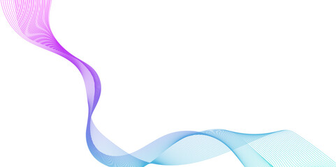 Wall Mural - abstract colorful pink, wave lines calming rhythms colorful blue pink tosca green in white backgroun