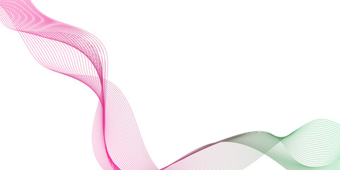 Wall Mural - abstract rainbow waves on soft pastel background, technology concept abstract coloreful wave line, m