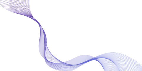 Wall Mural - dynamic flowing wave lines design element, abstract blue wave line background, modern abstract glowi