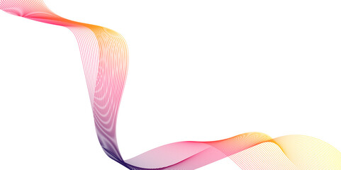 Wall Mural - abstract modern golden pink lines background, , dynamic sound wave isolated on white background, des