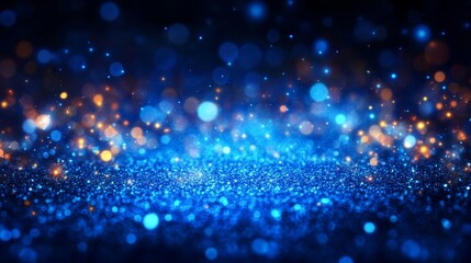 A refined corporate abstract design with a subtle defocused blue gradient and luxurious bokeh light effects, suitable for business presentations