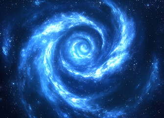 Wall Mural - spiral galaxy formation and evolution