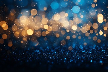 Leinwandbilder - Colorful bokeh with shimmering lights creating a magical atmosphere for events and celebrations