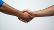 © nuanjan - Firm handshake symbolizing agreement and successful partnership two