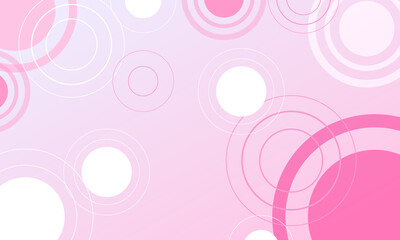 pink multi circles shapes funny pattern abstract background
