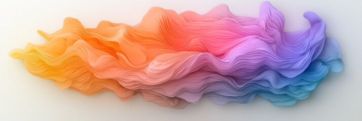 Poster - An elegant conceptual design portraying vibrant colors from an artistâ€™s palette gracefully