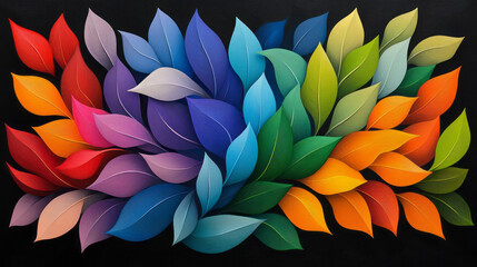 Poster - A powerful visual metaphor featuring intertwined strands of colorful artistic expression and lush