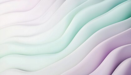 Poster - Abstract Pastel Wave Background Texture
