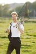 © prostooleh - Portrait of a young man with fishing equipment
