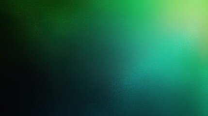 Fototapete - Abstract dark blue, blue, and emerald green gradient background with grainy textured overlay for digital design, creative art projects, branding material, website visuals, poster layouts, brochure cov