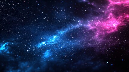 Wall Mural - stunning cosmic background with vibrant colors and starry night sky in deep space