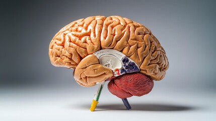 Poster - Exploring brain anatomy neurobiology insights in a studio environment scientific visualization academic perspective