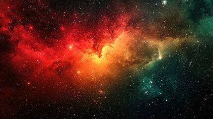 Wall Mural - colorful cosmic nebula and starry background in deep space for space-themed projects and designs