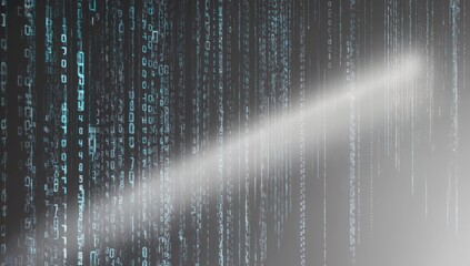 Digital code stream with light