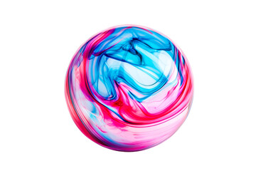 Wall Mural - colorful swirling marble with vibrant blue and pink patterns
