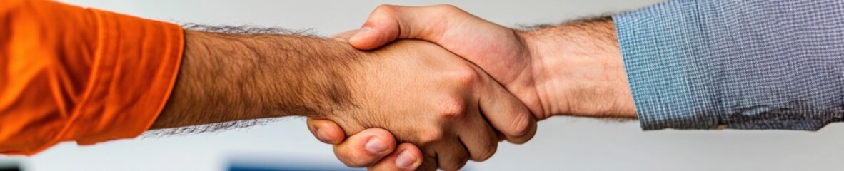 Leinwandbilder - Inclusive Corporate Collaboration Multicultural Professionals Sealing Next-Gen Business Partnership with Authentic Handshake Symbolizing Global Workplace Diversity