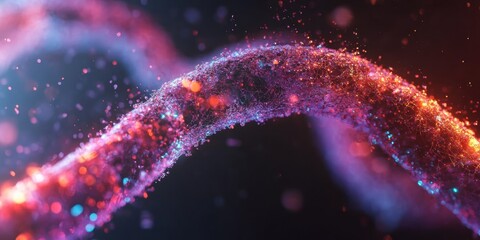 Leinwandbilder - Fluid Dynamics Meets Digital Wellness Neuro-Inspired Particle Flow Visualization for Mental Health Innovation and Adaptive Technology Insights