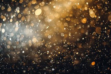 Wall Mural - blurry image of a starry night sky with a lot of light and dark spots. scene is dreamy and mysteriou