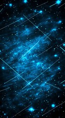 Wall Mural - Enigmatic deep space nebula with shooting stars and glowing cosmic dust