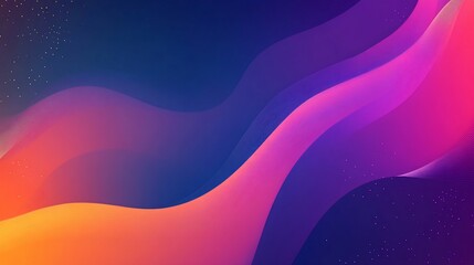 Abstract colorful waves digital art background