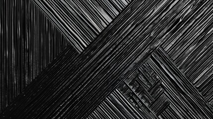 Wall Mural - ai-generated abstract black textured pattern with diagonal lines