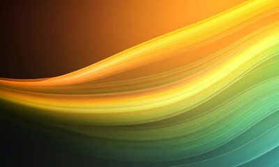 Wall Mural - abstract gradient flowing smoothly with colorful wavy lines transition