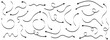© Shanakradhaman - Set of black hand-drawn arrow signs or symbols. Black hand drawn arrow doodles. Black hand drawn arrow elements.  Large vector set of arrows pointing in different directions