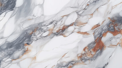Wall Mural - grey and rose gold marble texture, minimalist abstract white marble background with brown and gray c