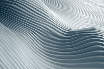 Wall Mural - abstract white wave pattern background texture. white wave landscape design