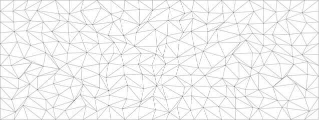 Abstract geometric chaos pattern with triangular line art for modern design and wallpaper background use.